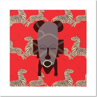 Royal Tenenbaum's Zebra Wallpaper Posters and Art